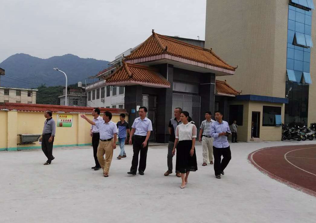 县教育指导组到大溪镇检查指导义务教育发展基本均衡创建工作