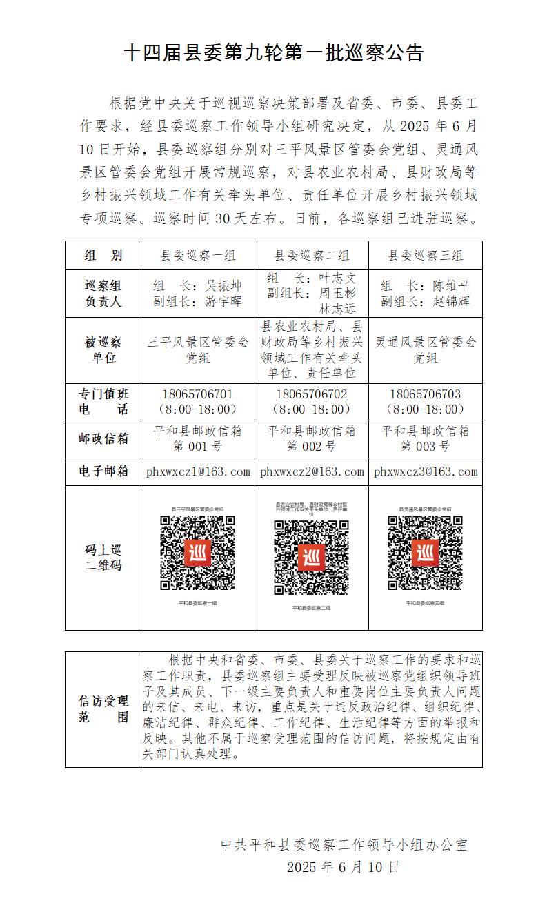 202506：十四届县委第九轮第一批巡察公告（网站、公众号）_01.jpg