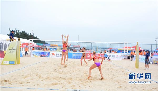 2019年世界沙滩排球巡回赛晋江站开赛