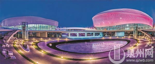 晋江市第二体育中心顺利完成外景灯光调试
