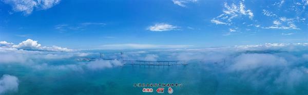 平潭海峡公铁两用大桥：云上看桥，如此多娇！
