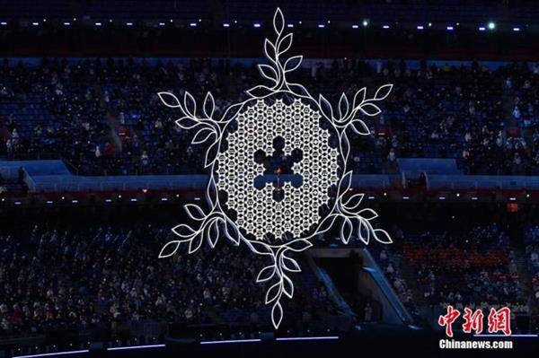 资料图：2022年2月4日晚第二十四届冬季奥林匹克运动会开幕式在北京国家体育场举行。<a target='_blank'  data-cke-saved-href='/' href='/'>中新社</a>记者 李骏 摄 