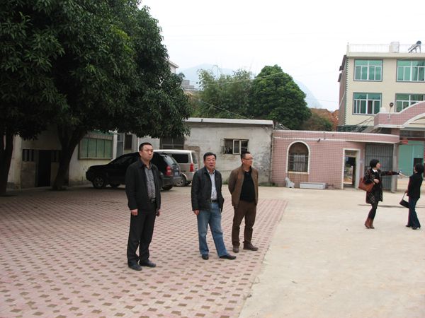 叶静波主任到崎岭中学检查指导工作