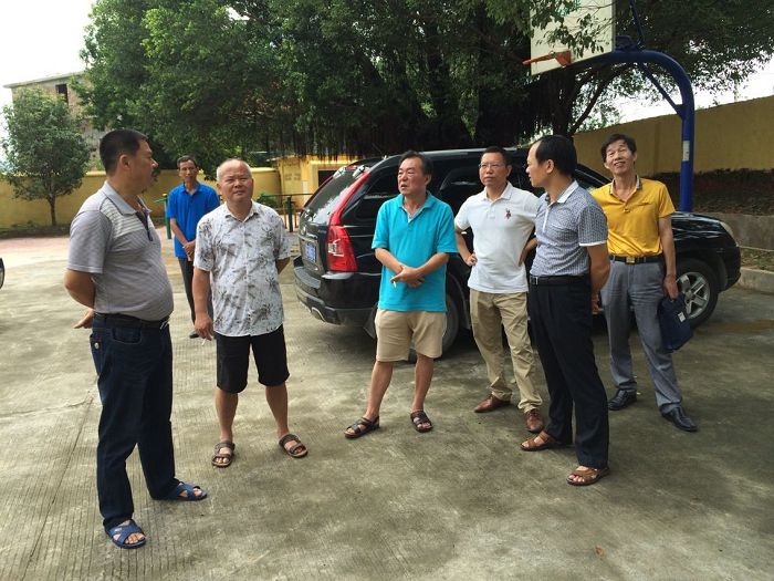 县教育督导室主任叶静波到安厚镇开展义务教育均衡建设督查活动